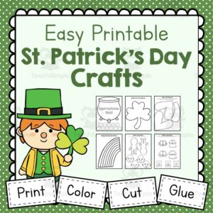 Printable St Patrick 39 s Day Crafts By Teach Simple