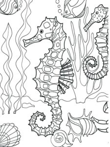 Sea Life Coloring Pages At GetColorings Free Printable Colorings