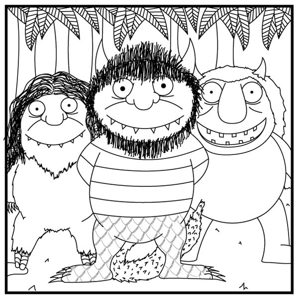 Where The Wild Things Are Free Printable