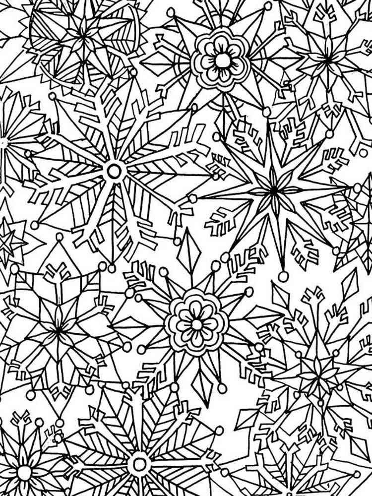 Winter Coloring Pages For Adults