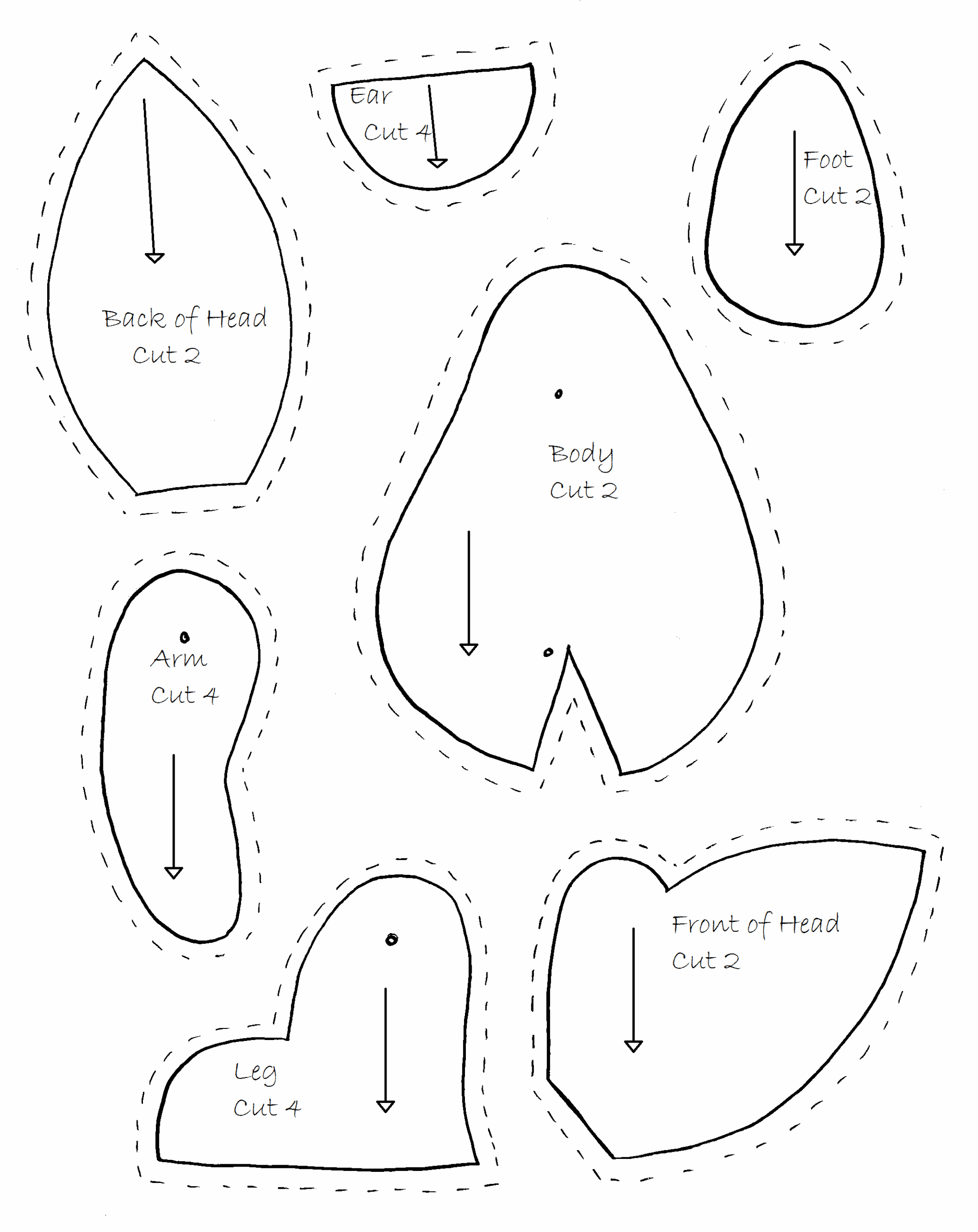 10 Adorable Teddy Bear Sewing Patterns Free Teddy Bear Patterns 