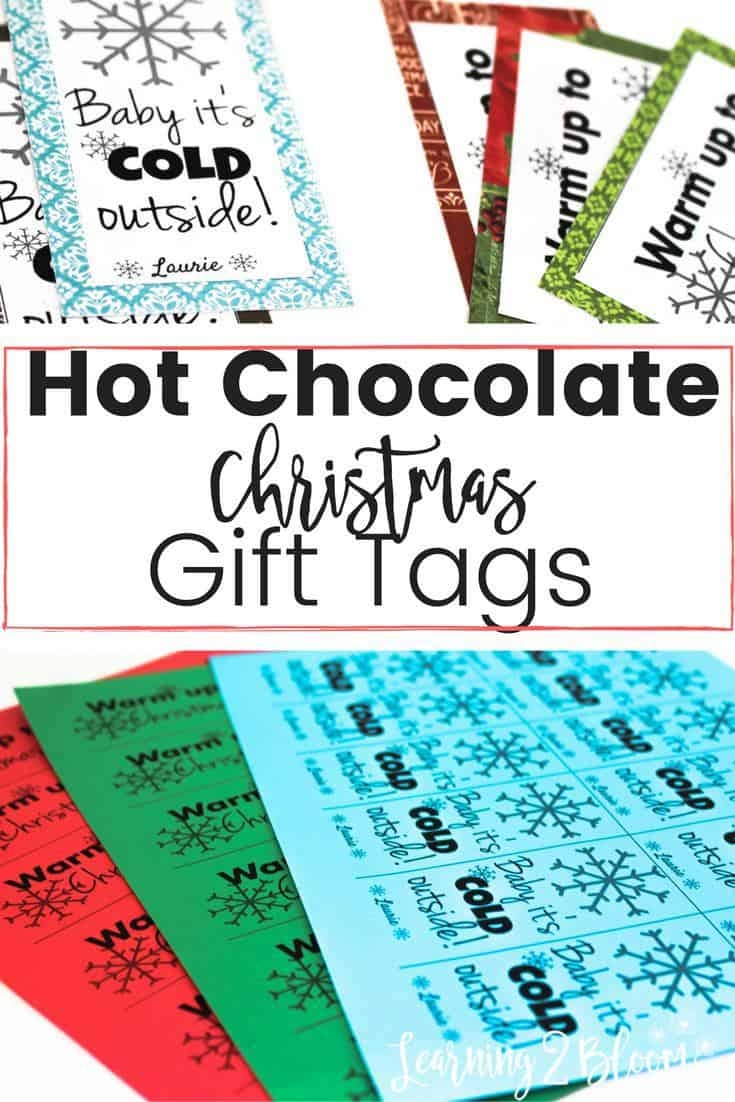 10 Awesome Free Printable Hot Chocolate Gift Tags