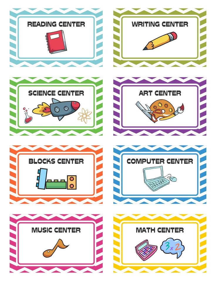 10 Best Printable Preschool Center Labels Preschool Center Labels 