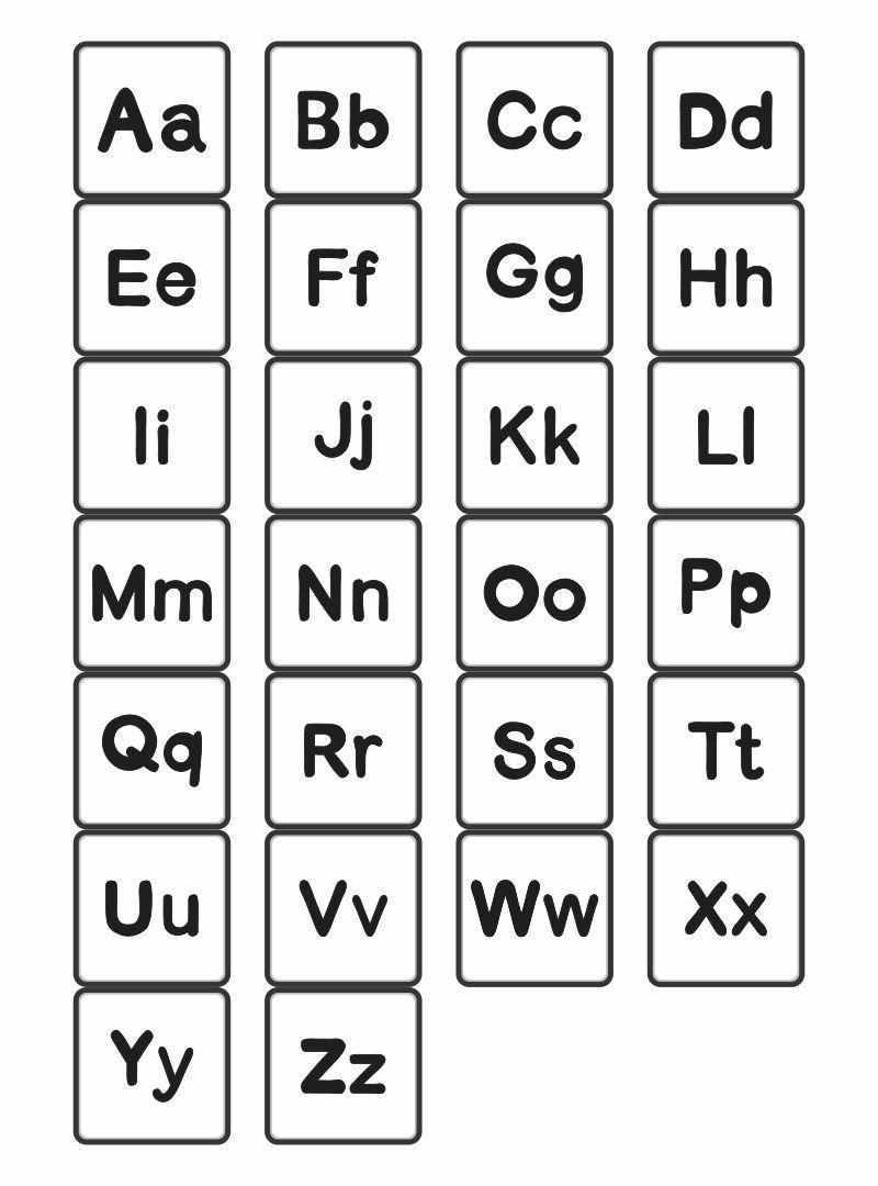 10 Best Printable Upper And Lowercase Alphabet Artofit