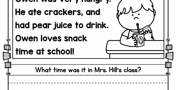 Free Printable Reading Worksheets For Kindergarten