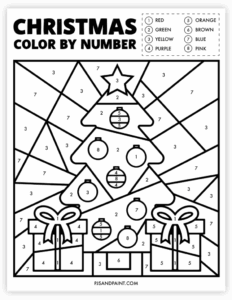 11 Free Printable Color By Number Worksheets Pjs And Paint