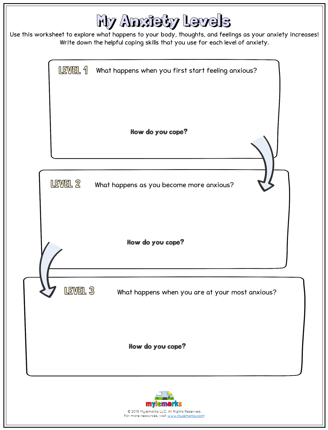 11 Printable Anxiety Worksheets For Kids Teens Adults Happier Human 