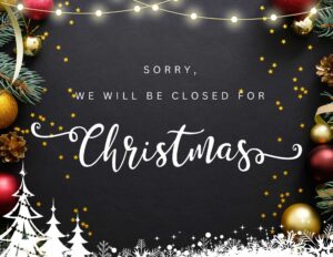 12 Free Printable Closed For Christmas Sign Templates The Incremental