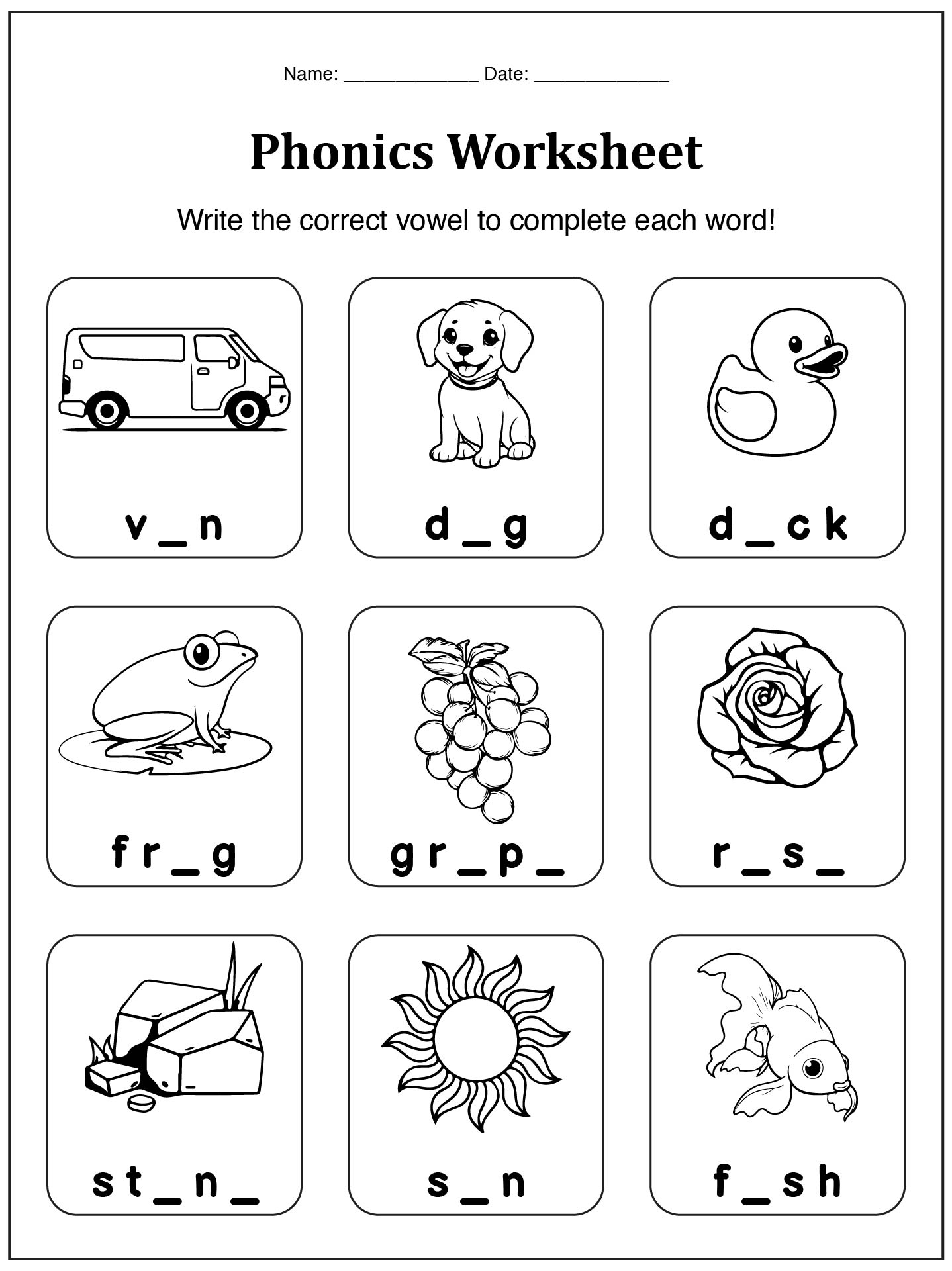 13 First Grade Phonics Worksheets Blends Free PDF At Worksheeto