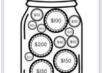 Free Printable Savings Tracker Coloring Pages