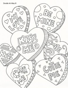 14 Free Printable Valentines Day Coloring Pages For Adults Information