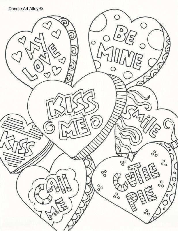 14 Free Printable Valentines Day Coloring Pages For Adults Information