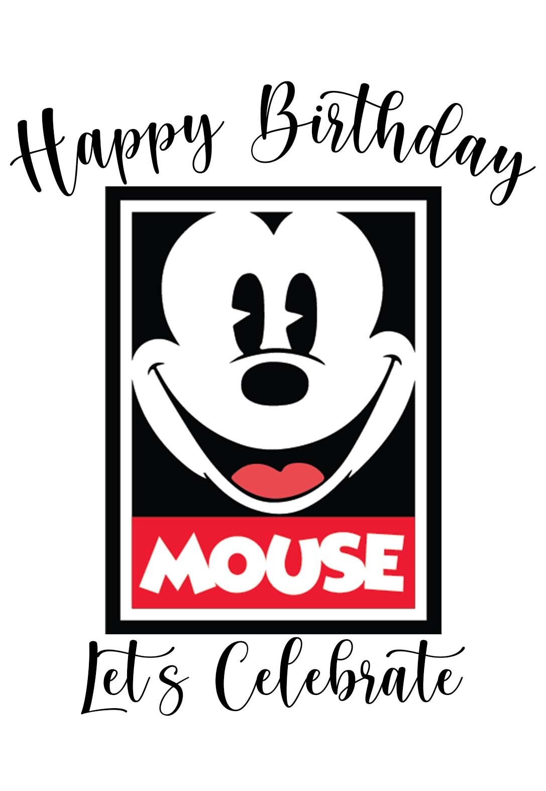14 Mickey Mouse Printable Birthday Cards free PRINTBIRTHDAY CARDS