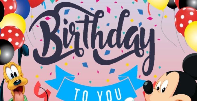 Mickey Mouse Birthday Cards Free Printable