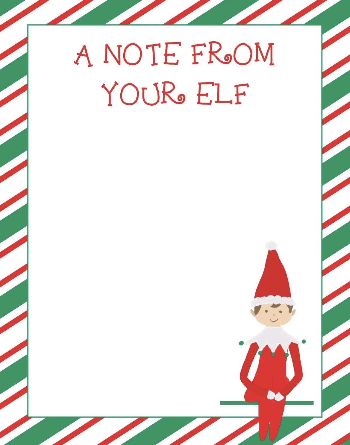 15 Best Elf On The Shelf Free Printable Christmas Paper Borders Pdf For 