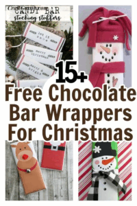 15 Free Printable Chocolate Wrappers For The Christmas Holidays