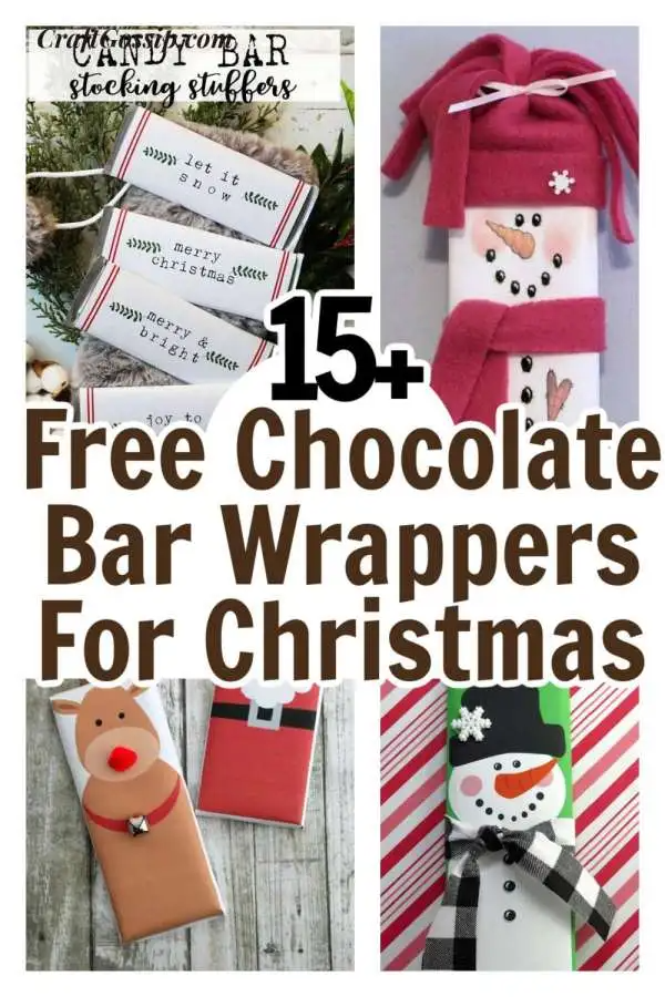 15 Free Printable Chocolate Wrappers For The Christmas Holidays 