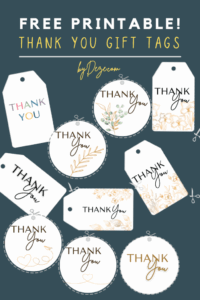 15 gorgeous Printable Thank You Gift Tags For Free