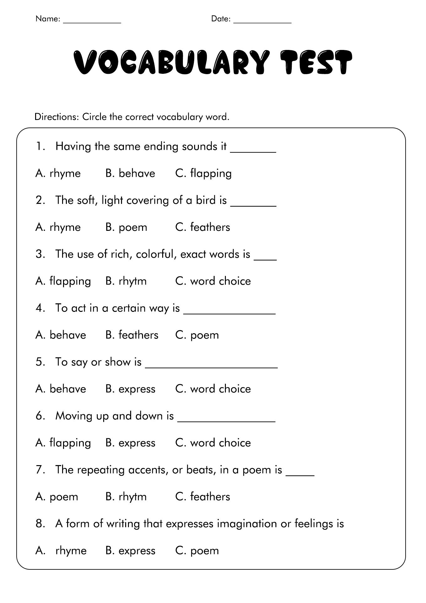 Free Printable 4Th Grade Grammar Worksheets