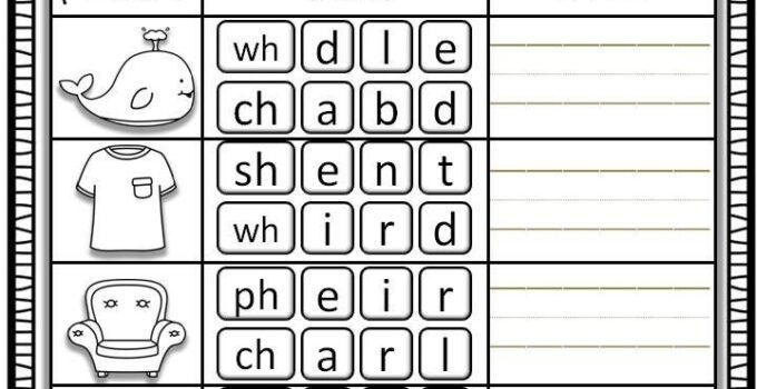 Free Printable Phonics Worksheets For First Grade