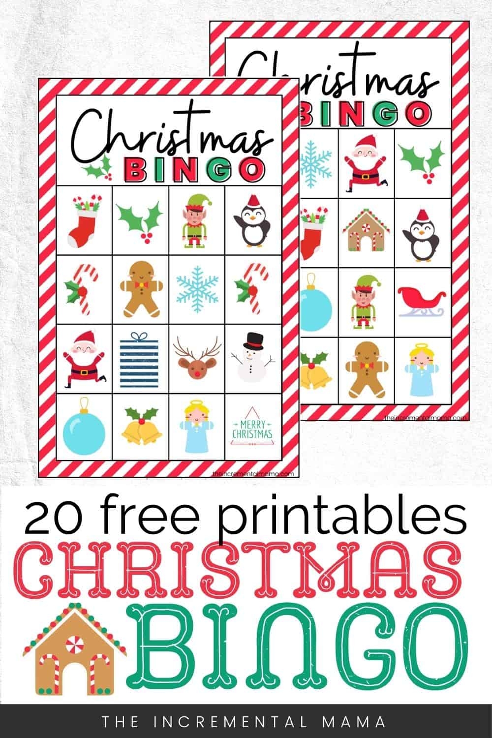 20 Free Printable Christmas Bingo Cards