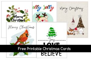 20 Free Printable Christmas Cards For Everyone