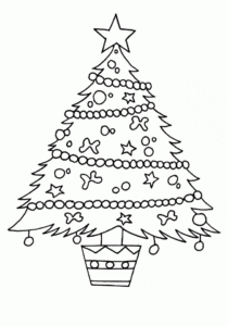 20 Free Printable Christmas Tree Coloring Pages EverFreeColoring