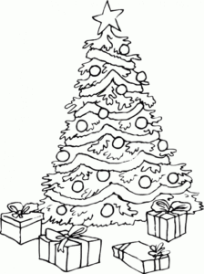 20 Free Printable Christmas Tree Coloring Pages EverFreeColoring