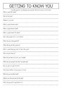 20 Free Printable Getting To Know You Worksheets Work Vrogue co
