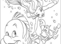Little Mermaid Coloring Pages Free Printable