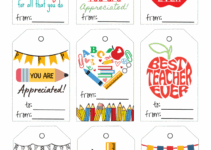 Free Printable Gift Tags For Teachers