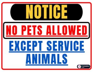 20 No Pets Allowed Sign Download Printable FREE PDFs