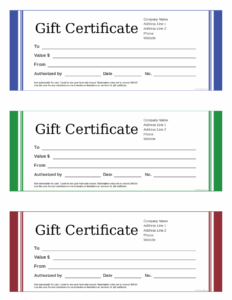 2024 Gift Certificate Form Fillable Printable PDF Forms Handypdf