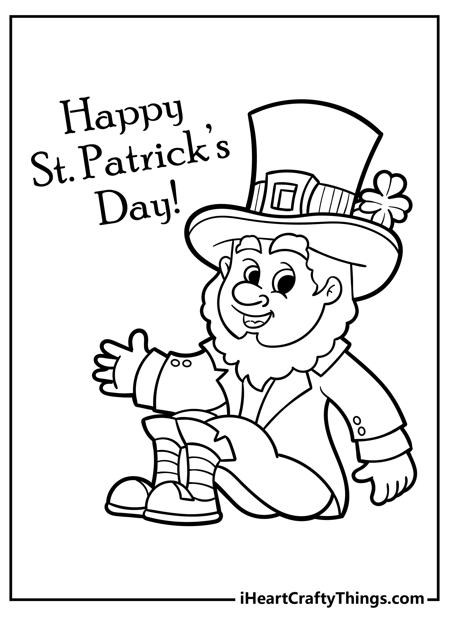 2025 St Patrick 39 s Day Coloring Pages 51 Free Printables 