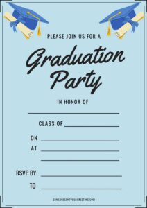 21 Free Printable Graduation Party Invitations Graduation Party