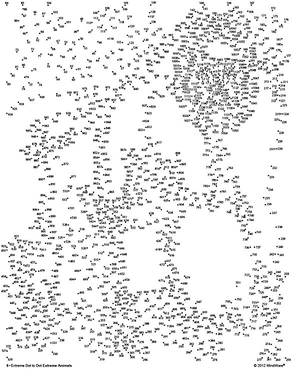 21 Printable Dot To Dot Worksheets Hard Free Coloring Pages