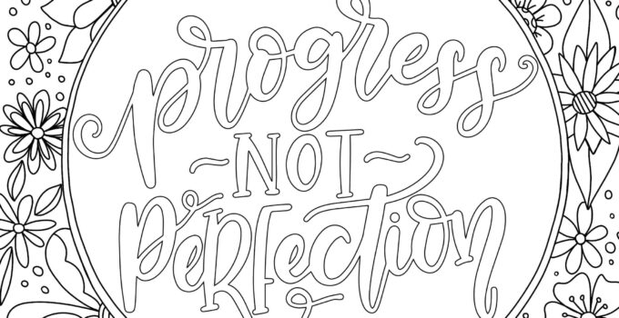 Free Printable Inspirational Coloring Pages For Adults