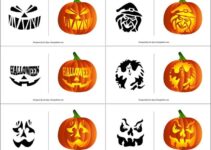 Free Printable Halloween Carving Pumpkin Template