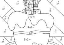 Free Printable Color By Number Addition