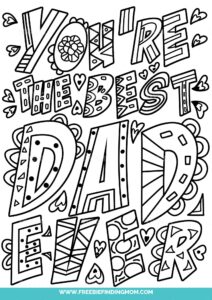 3 Free Printable Father 39 s Day Coloring Pages