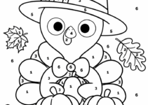 Thanksgiving Color By Number Free Printable
