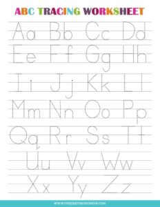 3 Printable Abc Tracing Worksheets Pdf Downloads Free Vrogue co