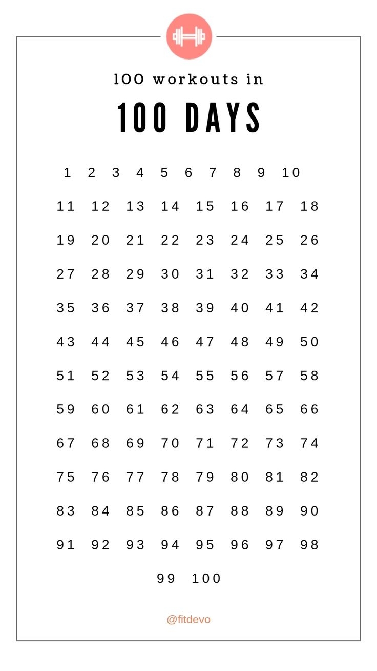 30 Day Countdown Printable