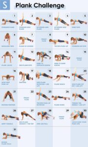 30 Day Plank Challenge Printable Get Your Hands On Amazing Free