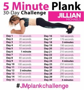 30 Day Plank Challenge Printable Get Your Hands On Amazing Free