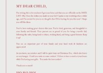 Free Template Letter From Santa Printable