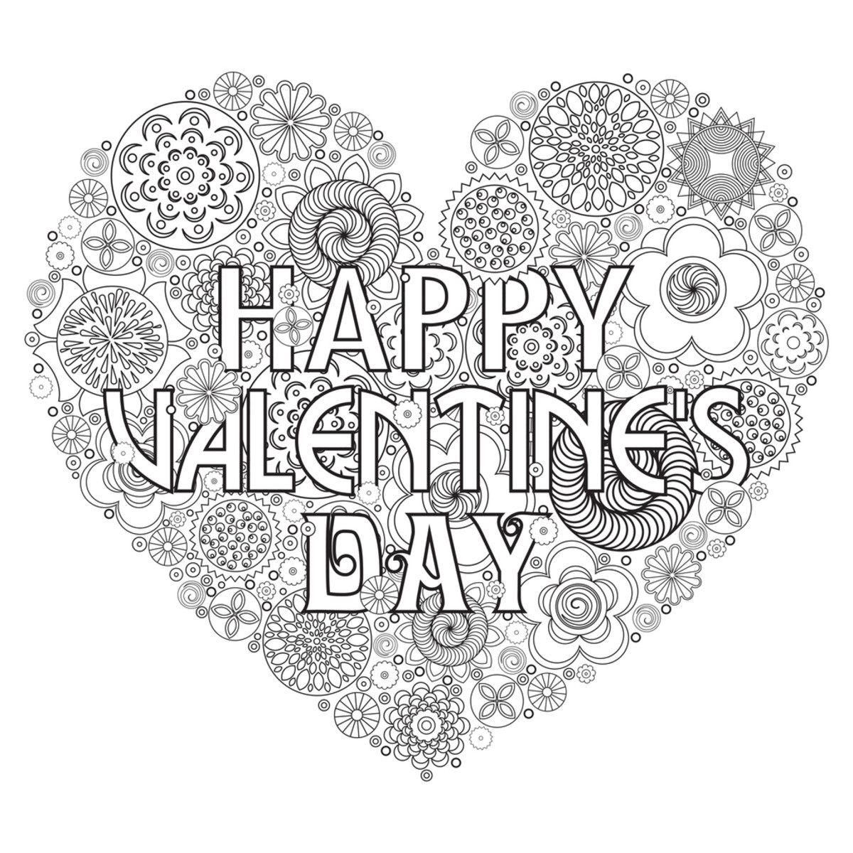 30 Valentine S Day Coloring Pages Free Printable For Kids Adults Parade