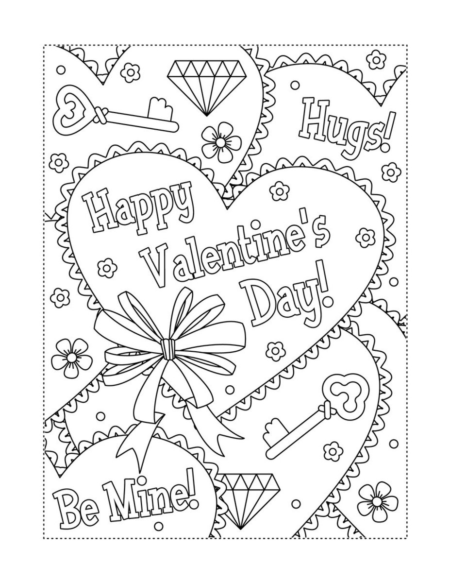 Free Printable Valentine'S Day Coloring Pages