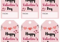 Free Printable Happy Valentine’S Day Tags