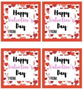 31 Free Printable Valentines Day Tags